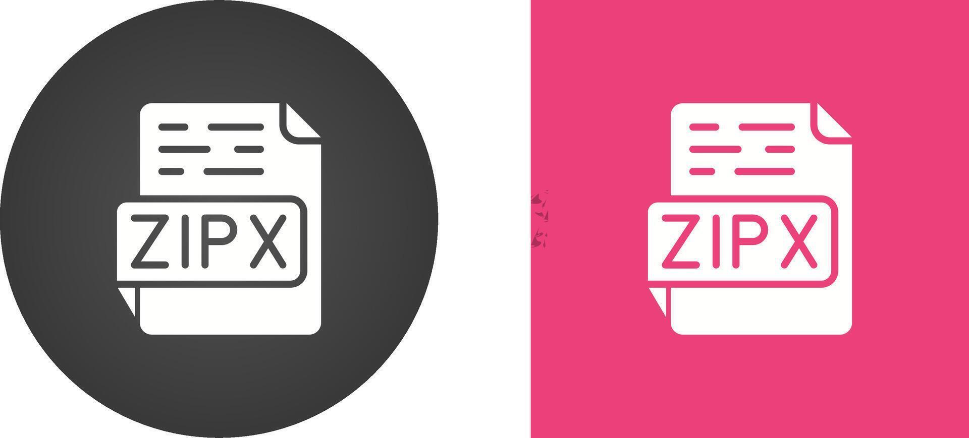 ZIPX Vector Icon