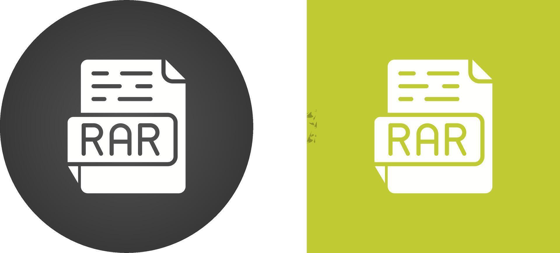 RAR Vector Icon