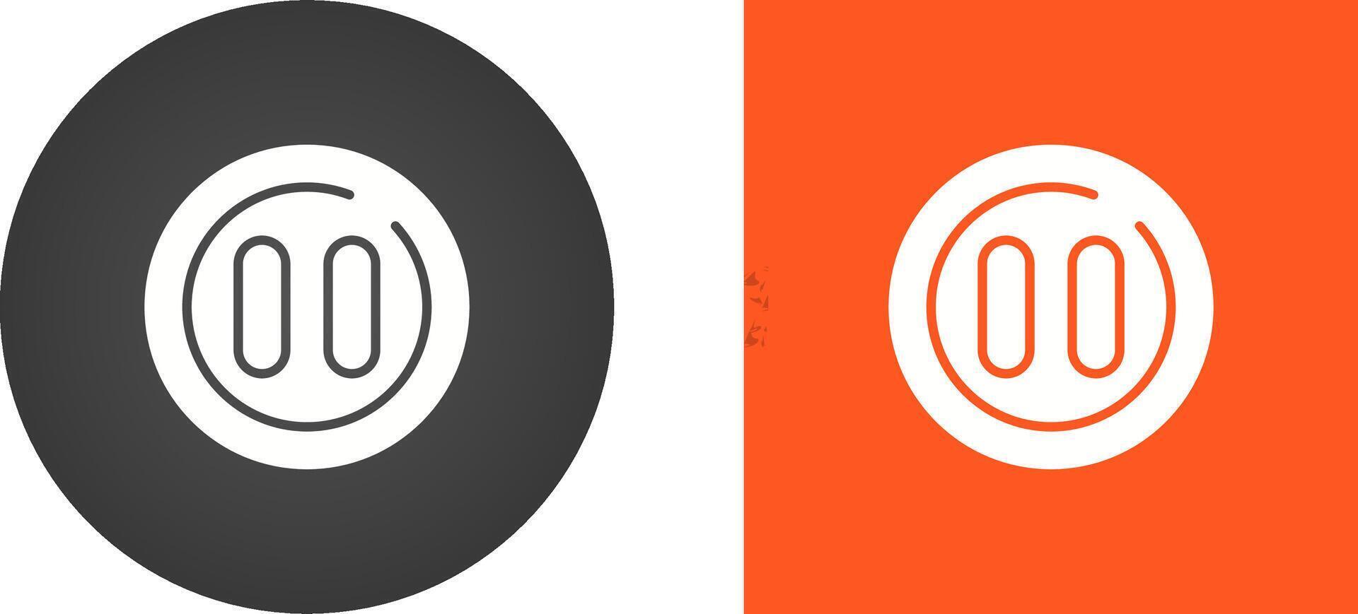 Pause Circle Vector Icon