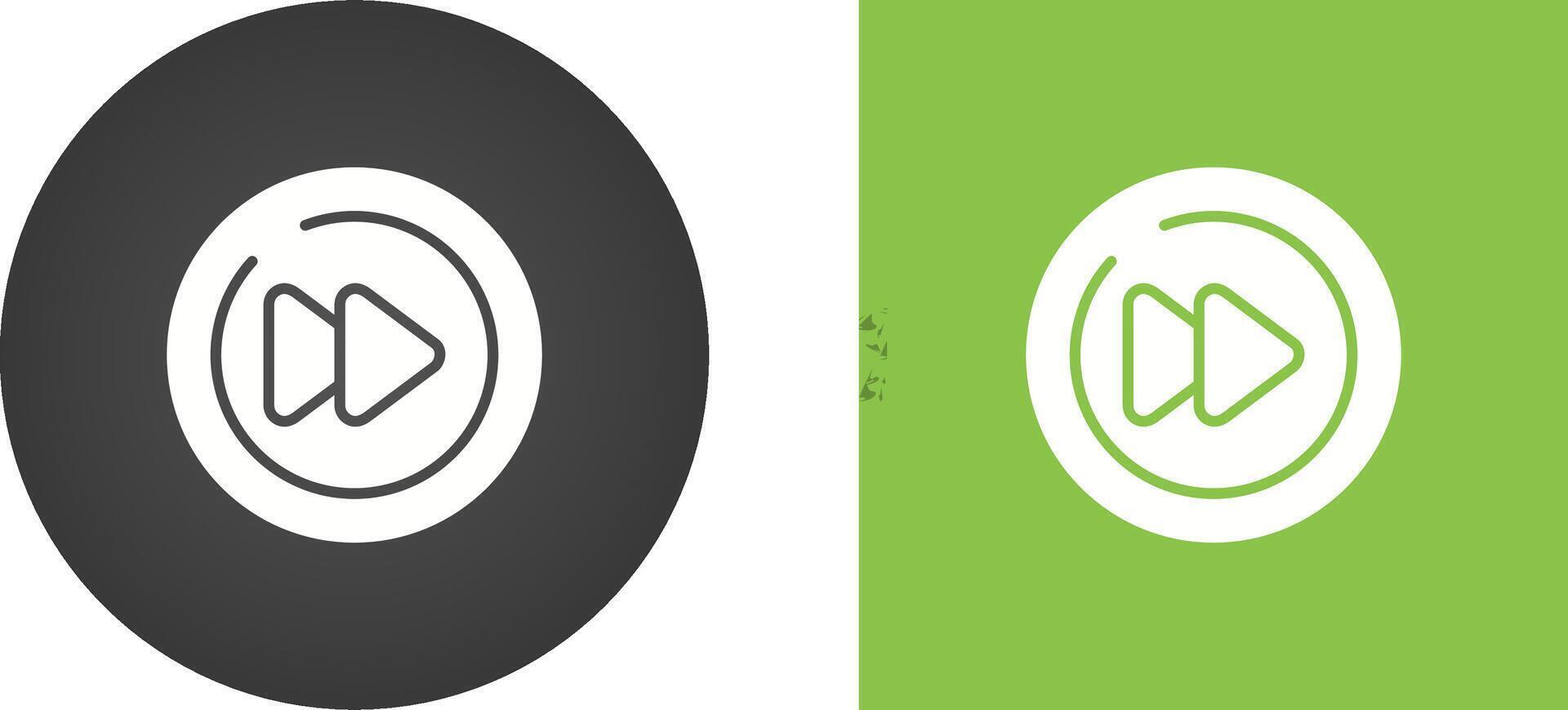 Video Next Track Circle Vector Icon