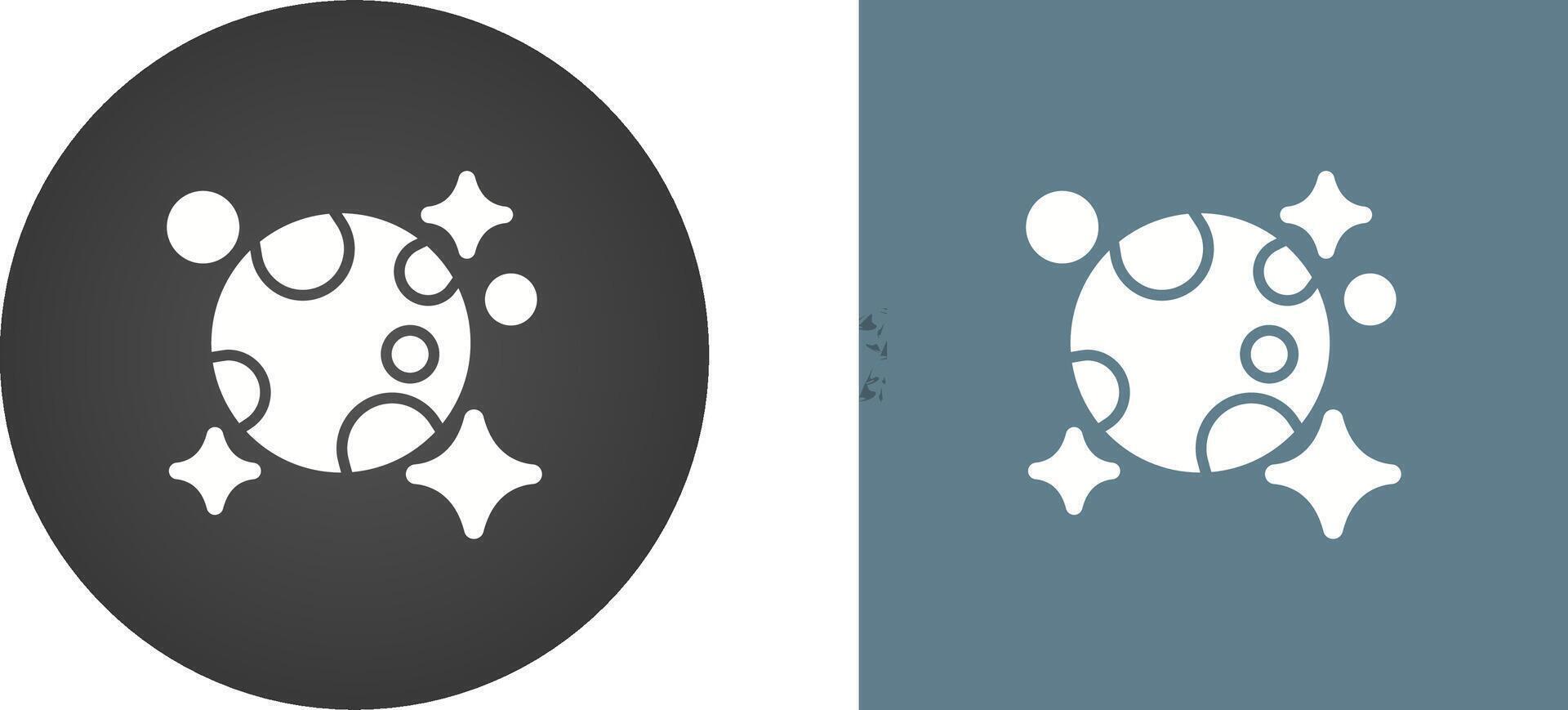 Moon And Stars Vector Icon