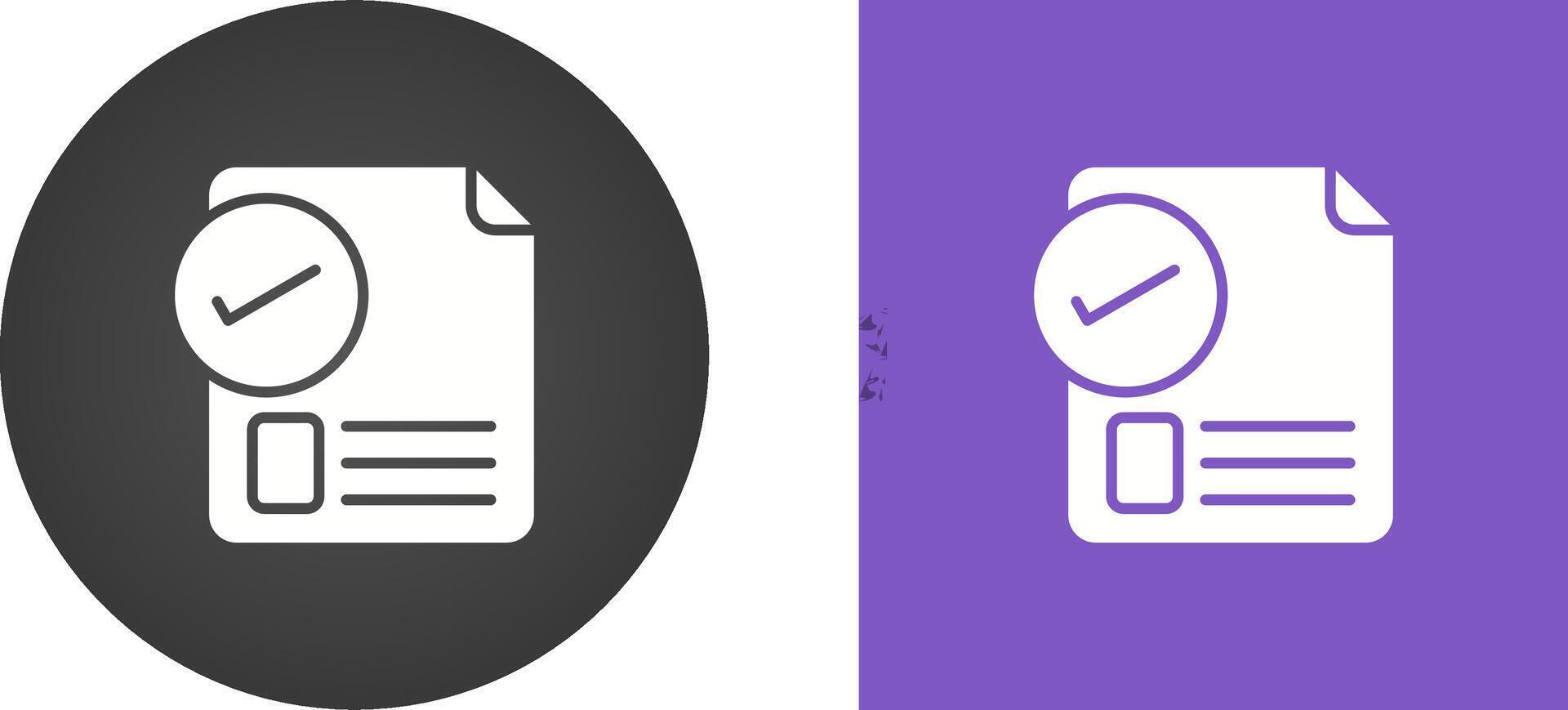 Document Vector Icon