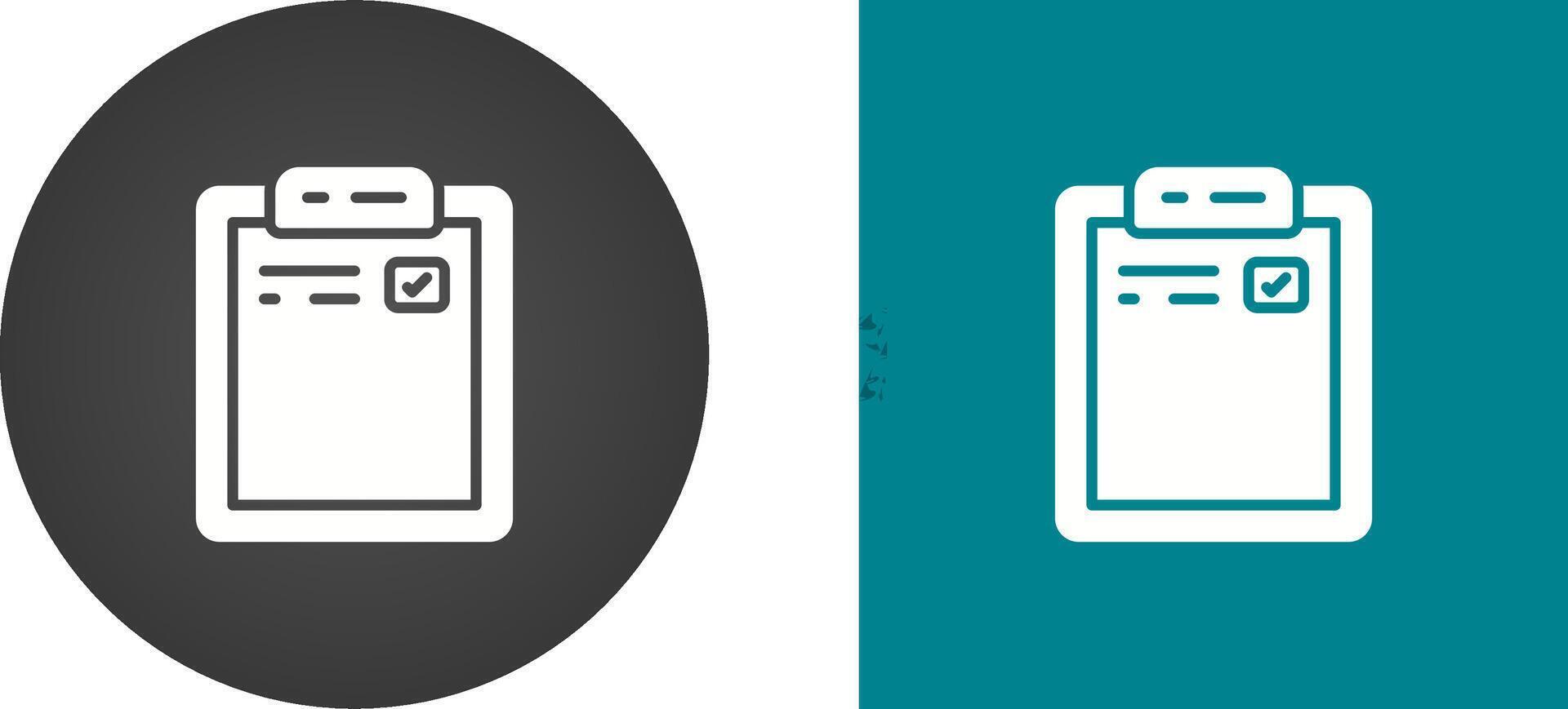 Clipboard Vector Icon