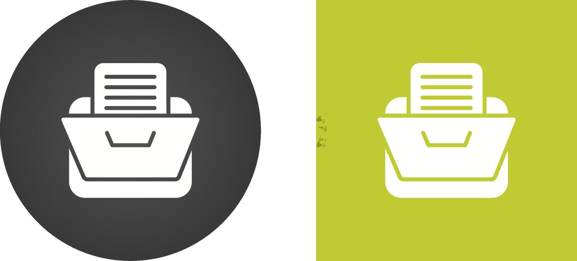 Filing Cabinet Vector Icon