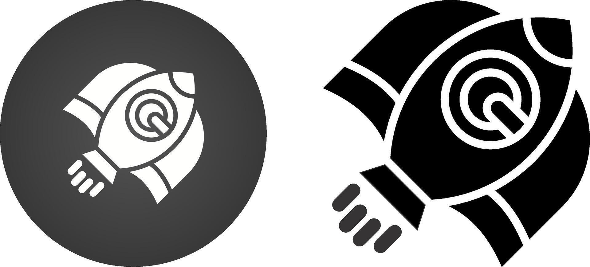 Rocket Ship Vector Icon