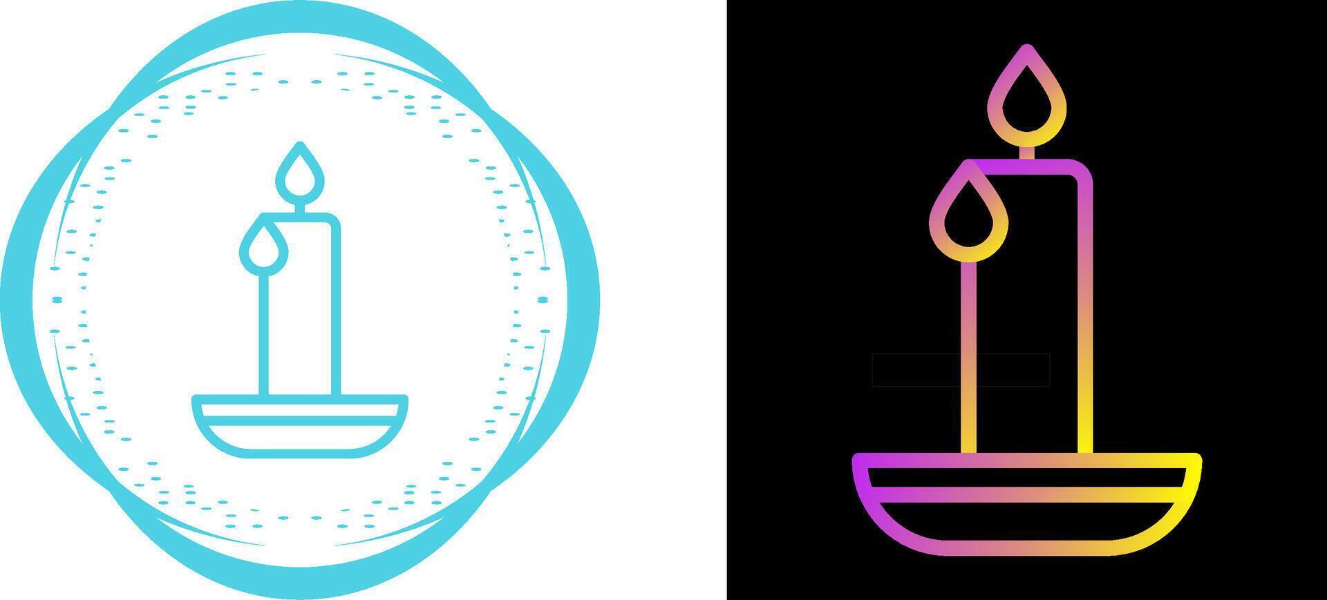 Emergency candle Vector Icon