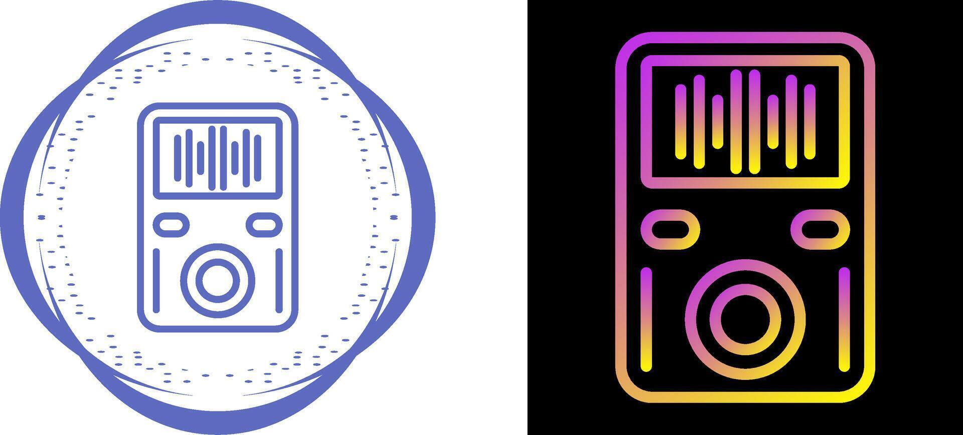 MP3 Player Vector Icon