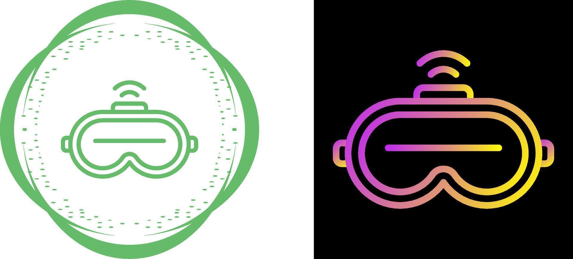 Augmented Reality Headset Vector Icon