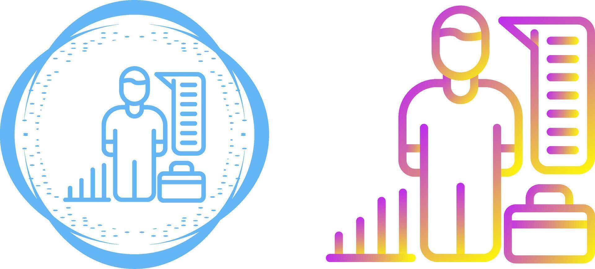 HR Analytics Vector Icon