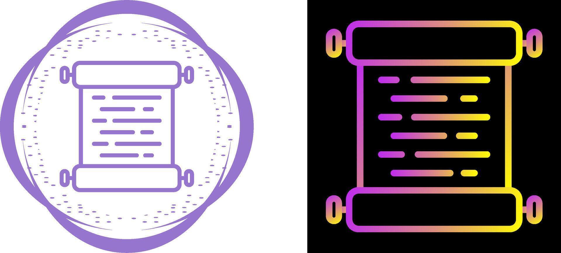 Scroll Vector Icon