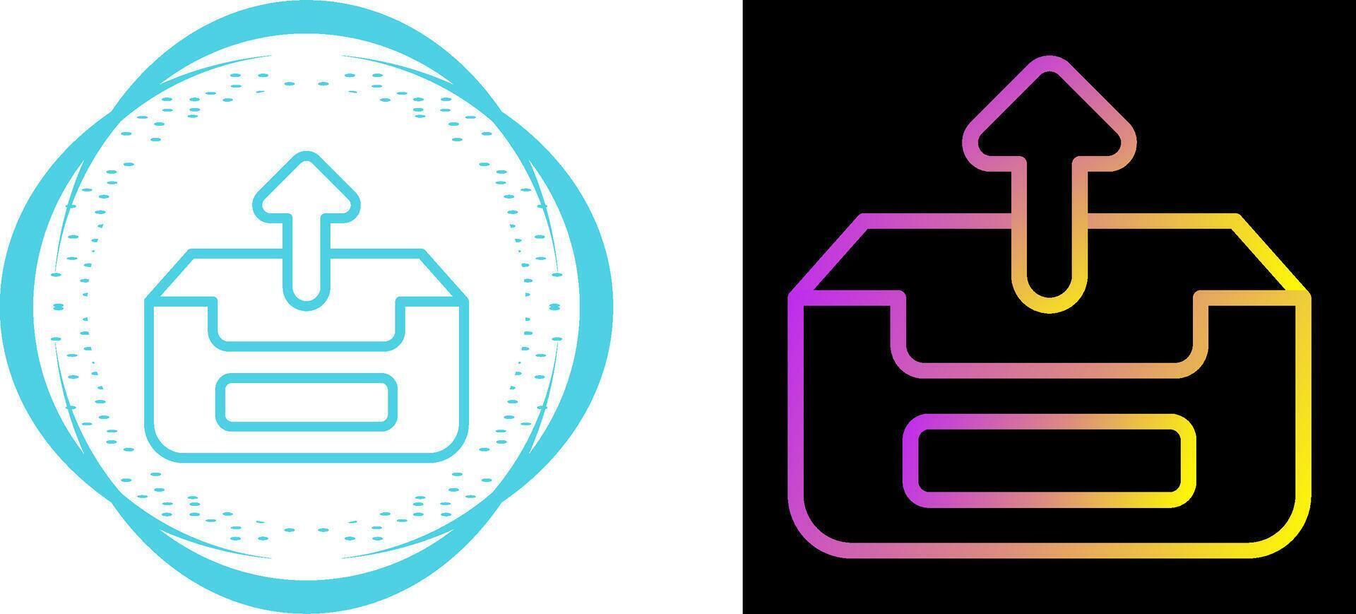 Outbox Vector Icon