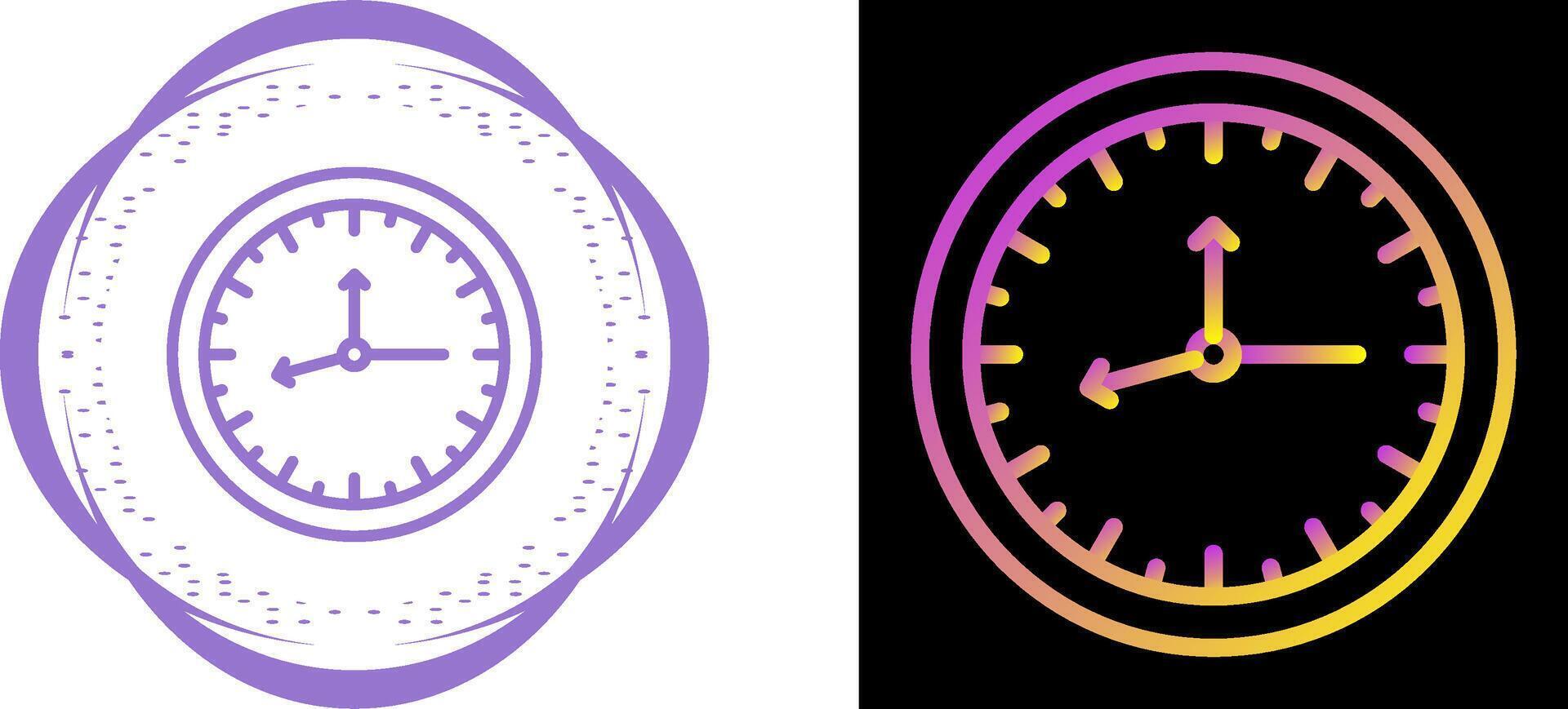 Clock Vector Icon