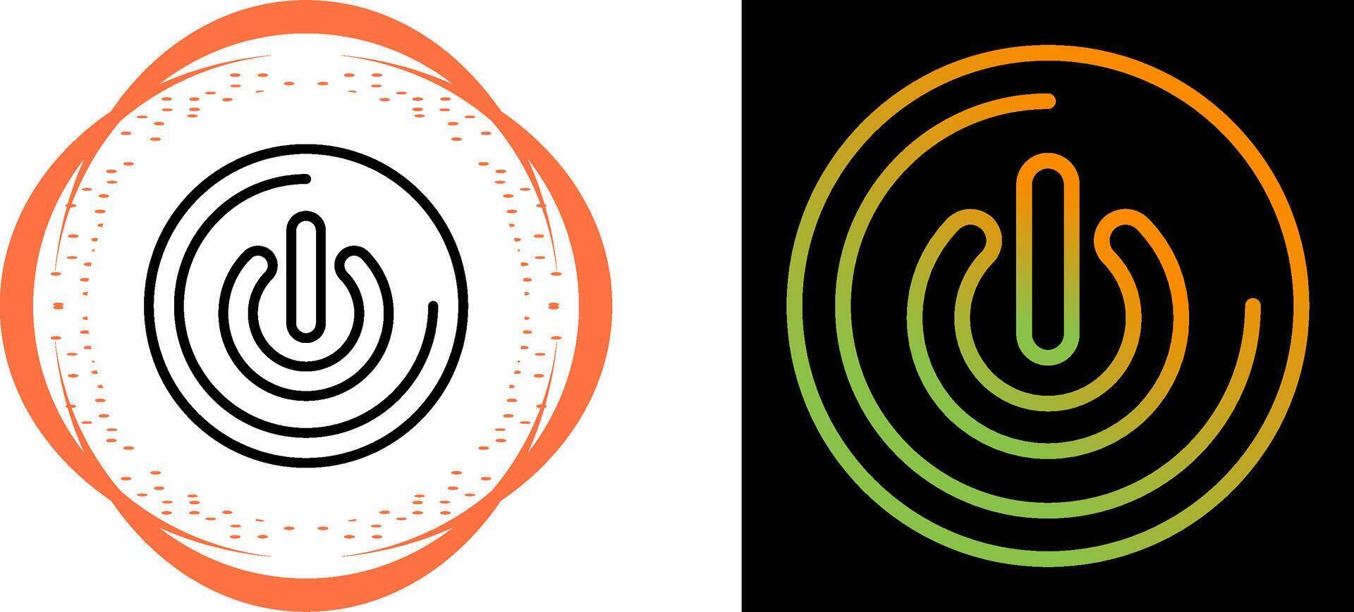 Power Button Vector Icon