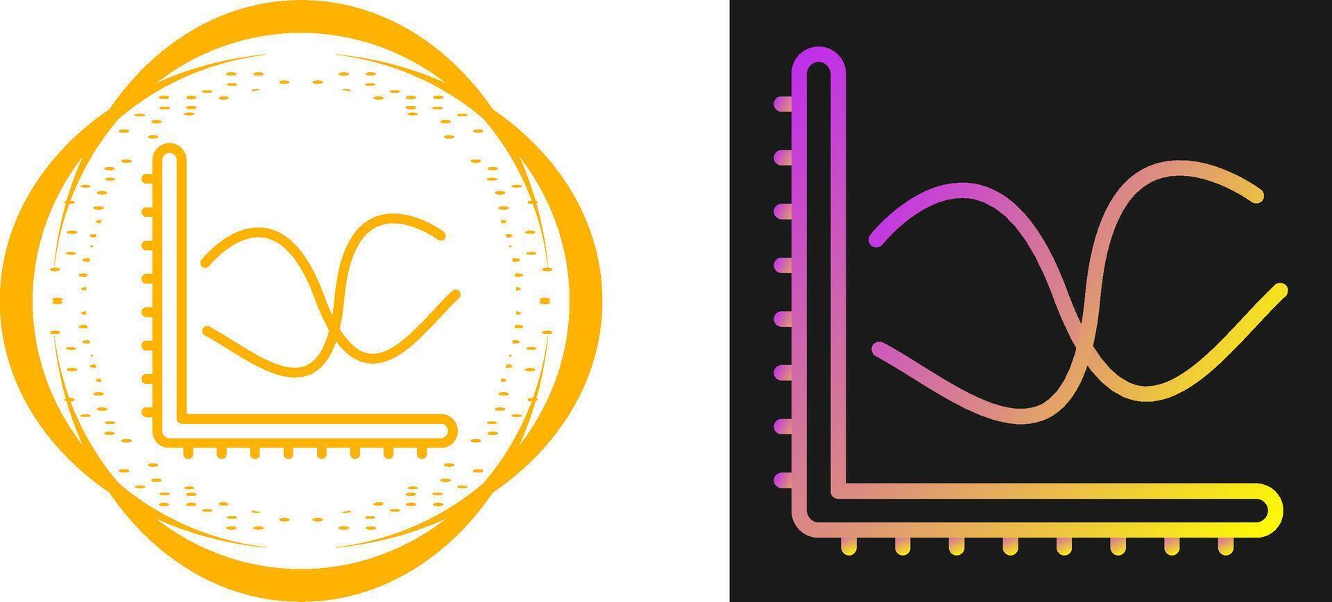 Graph Vector Icon