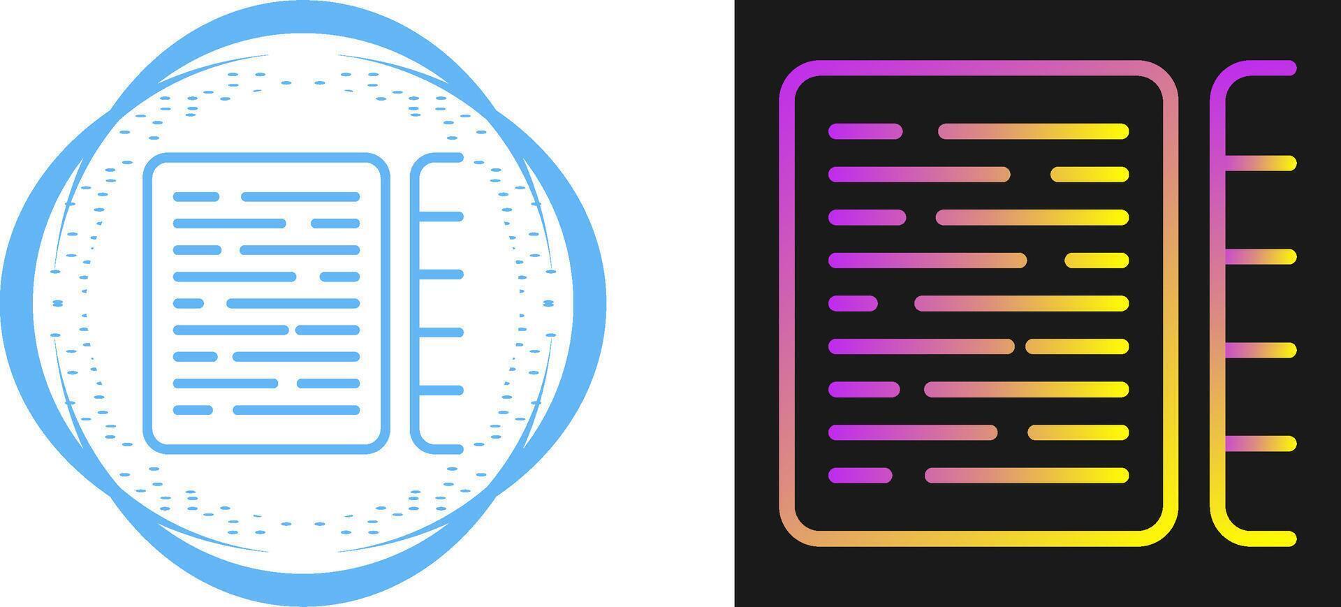 Document Indexing Vector Icon