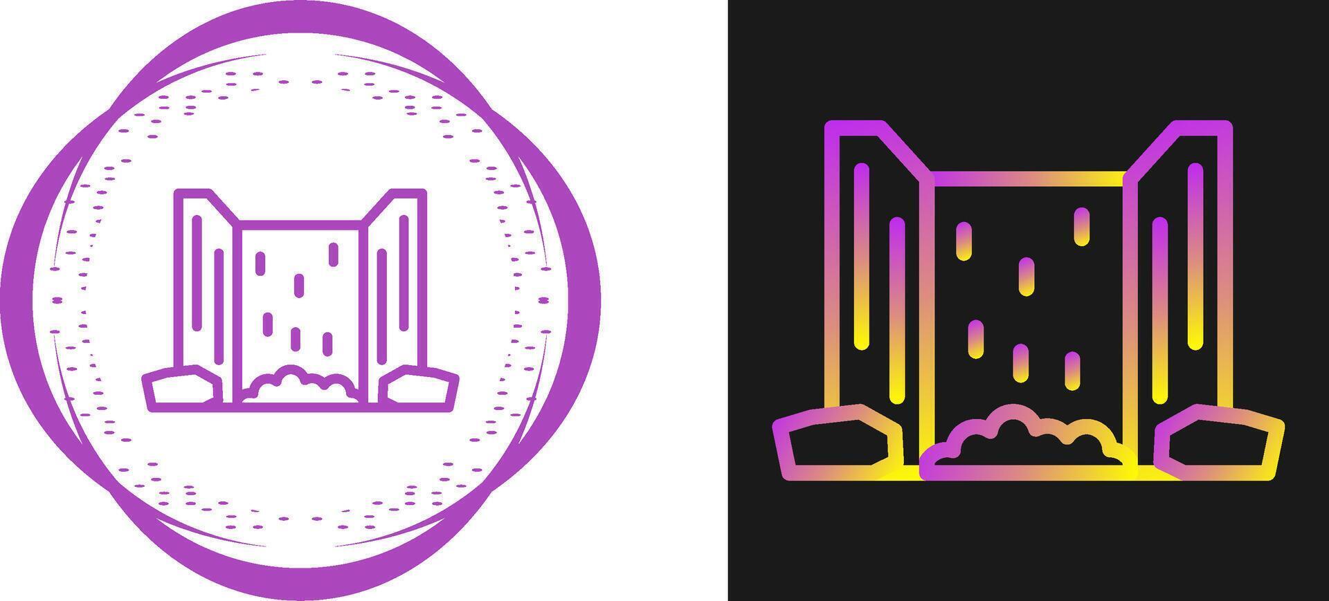 Waterfall Vector Icon