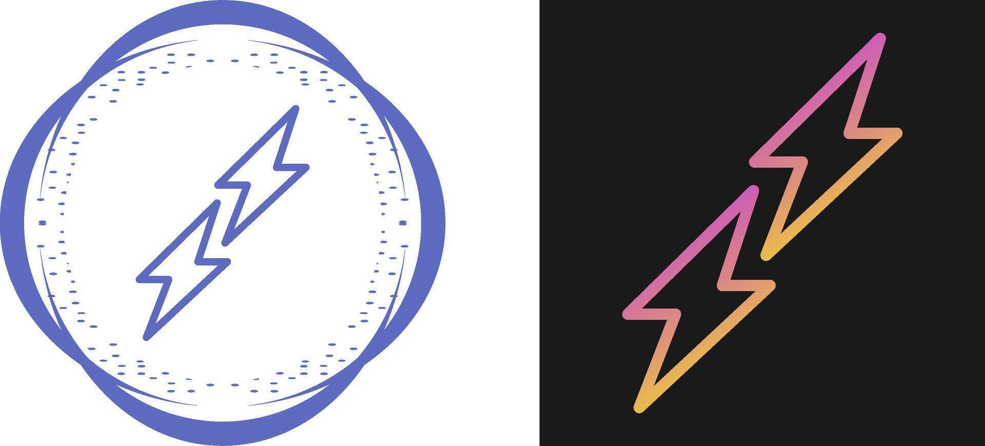 Lightning Vector Icon