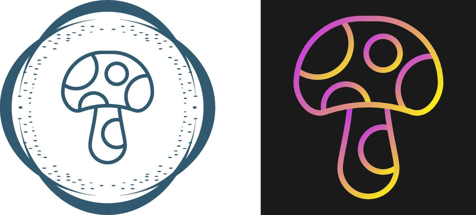 Mushroom Vector Icon