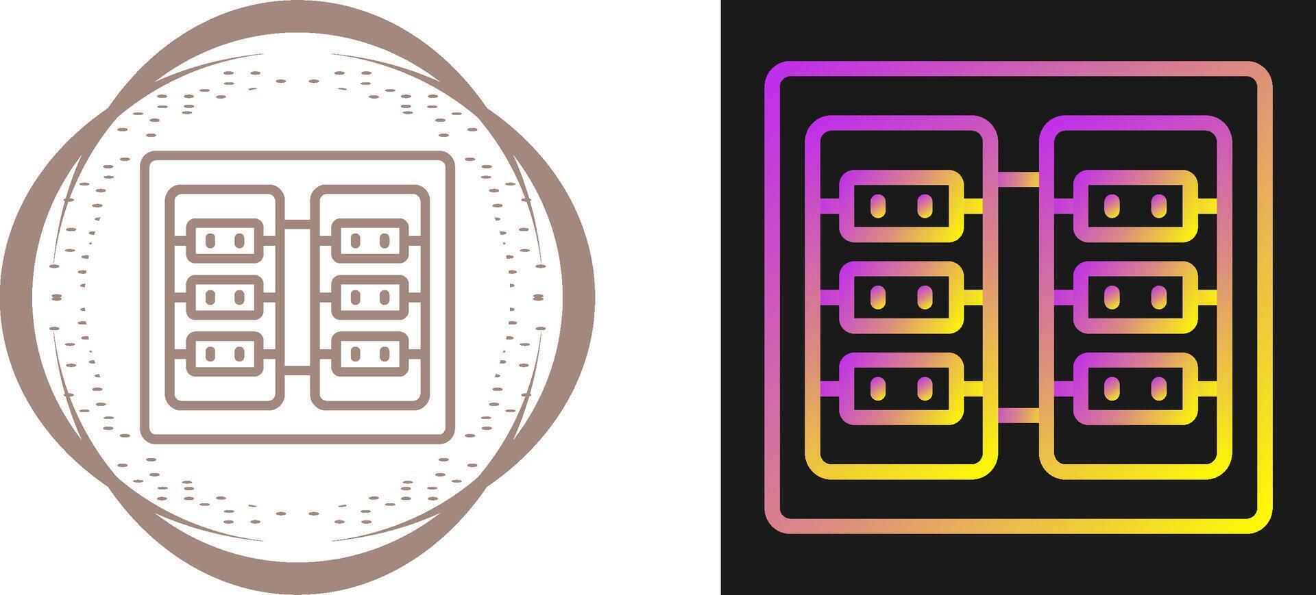 Server Room Vector Icon