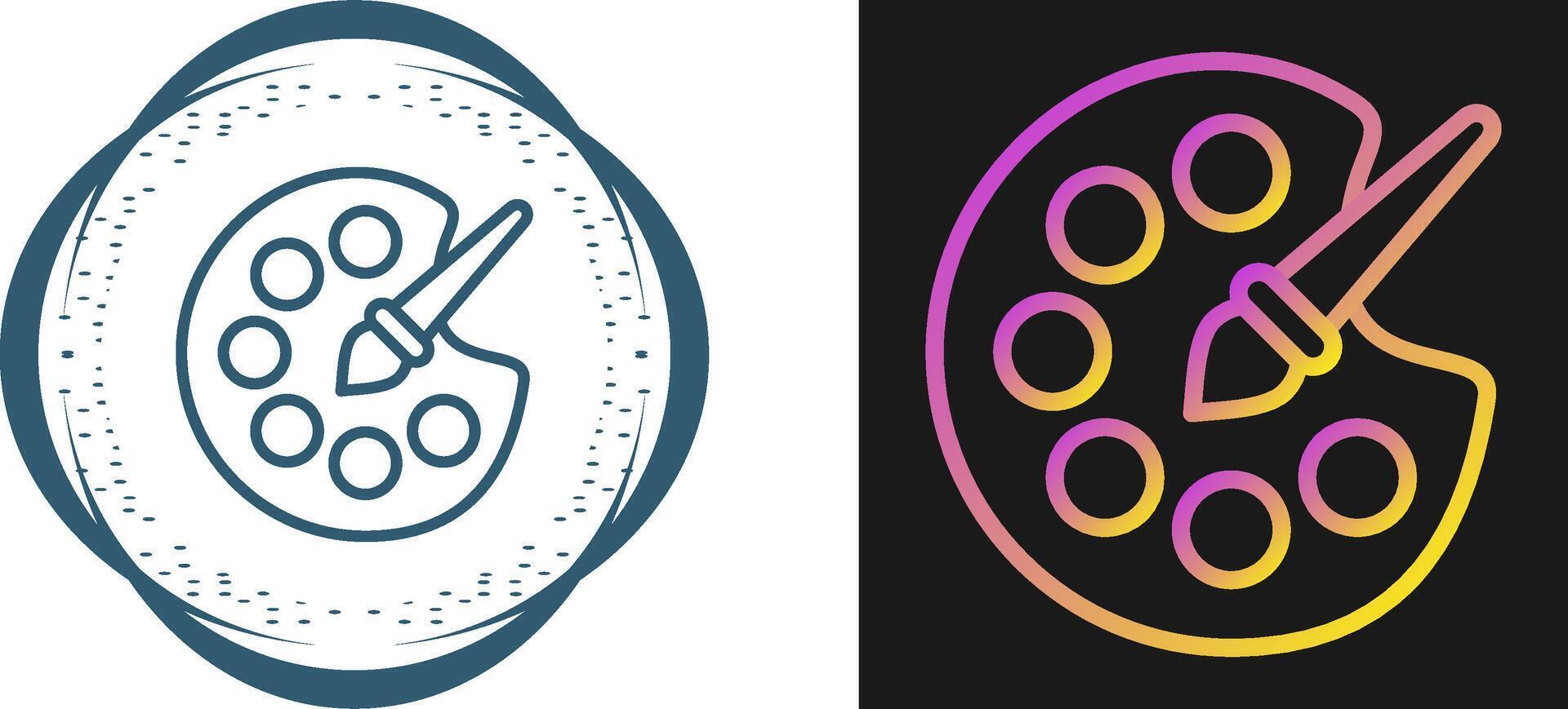 Artist Palette Vector Icon