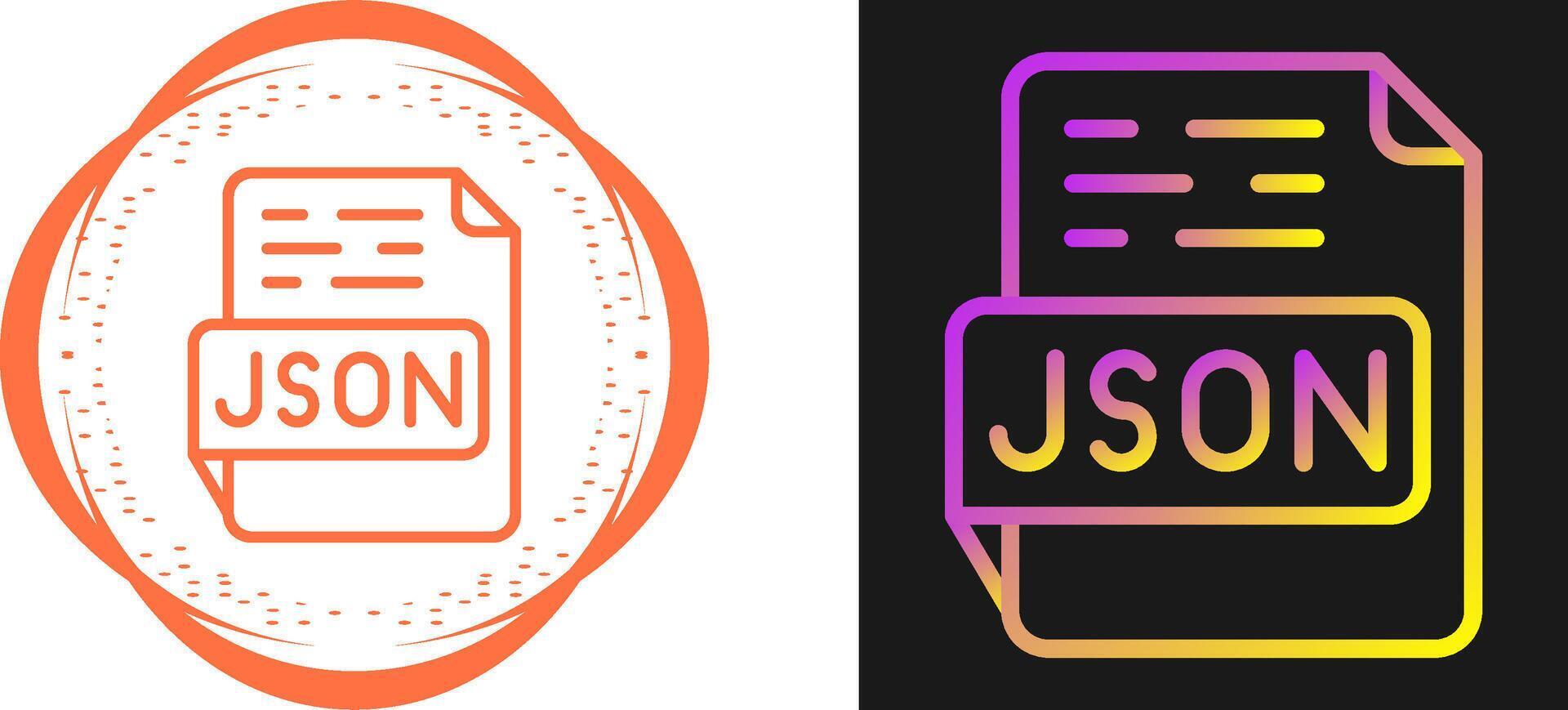 JSON Vector Icon