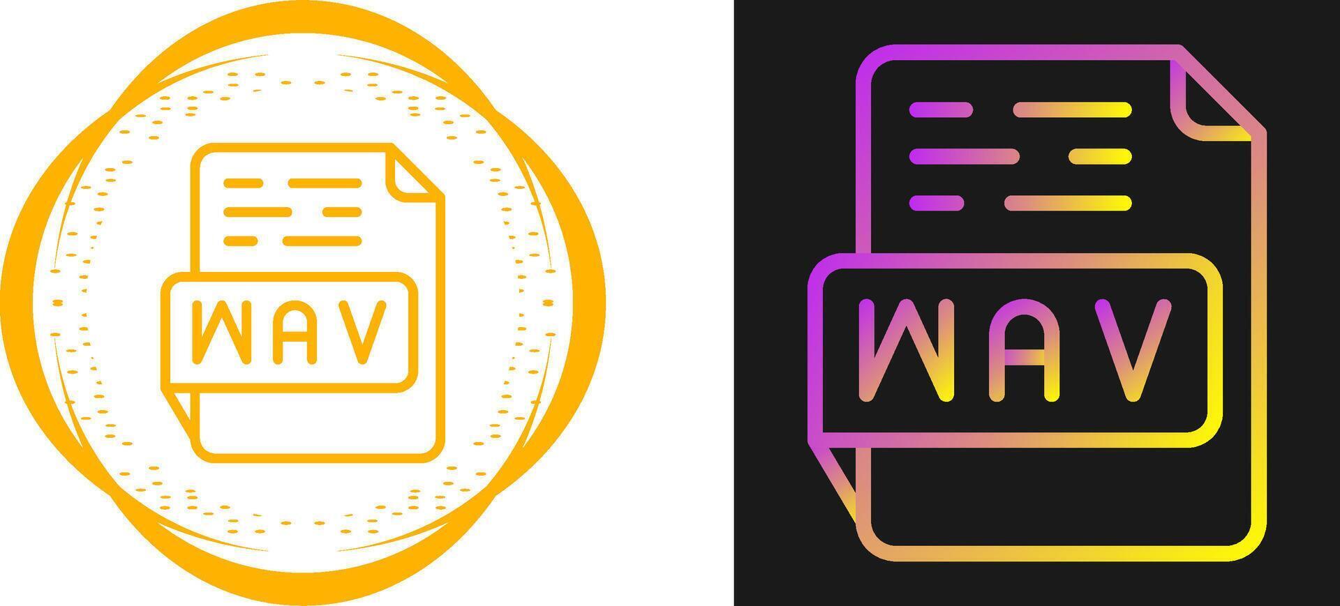 WAV Vector Icon