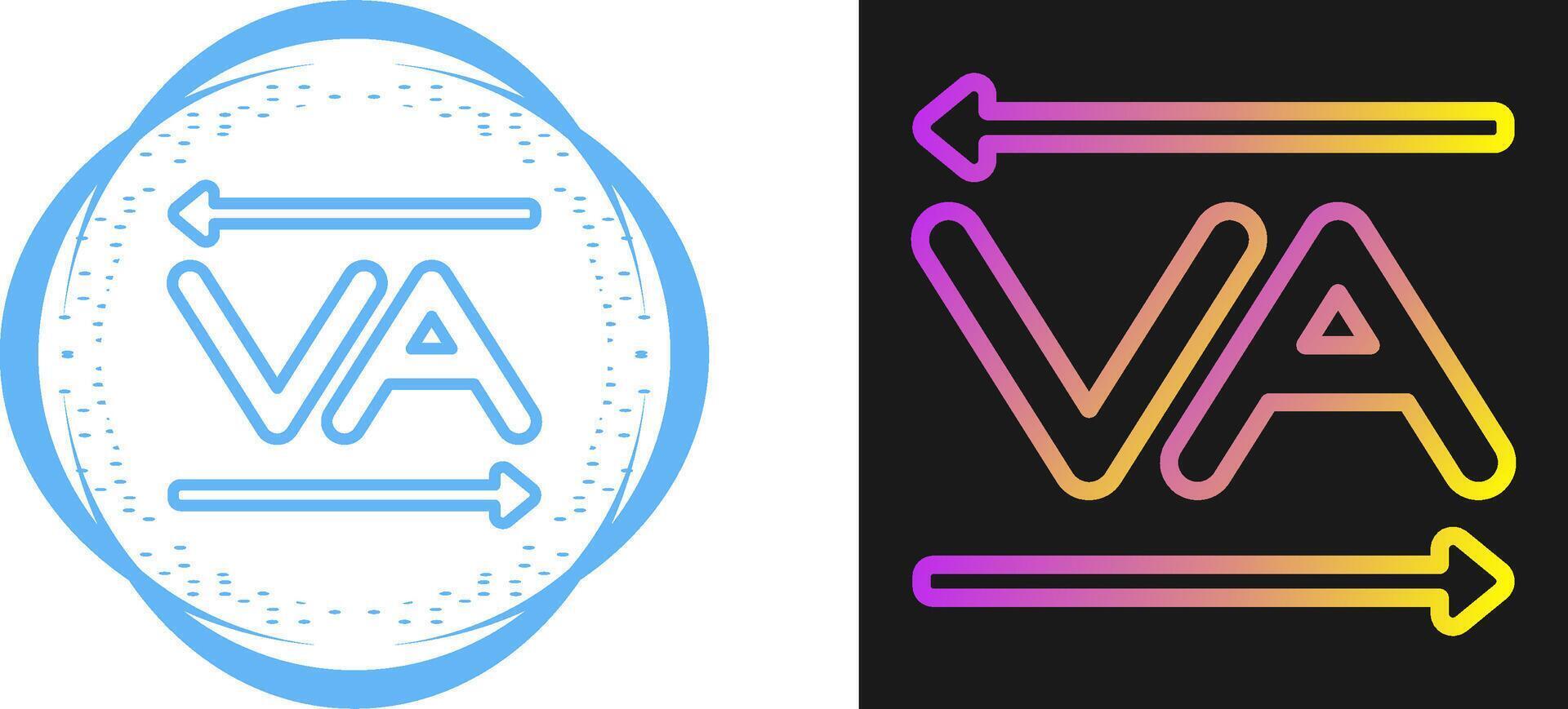 Kerning Vector Icon