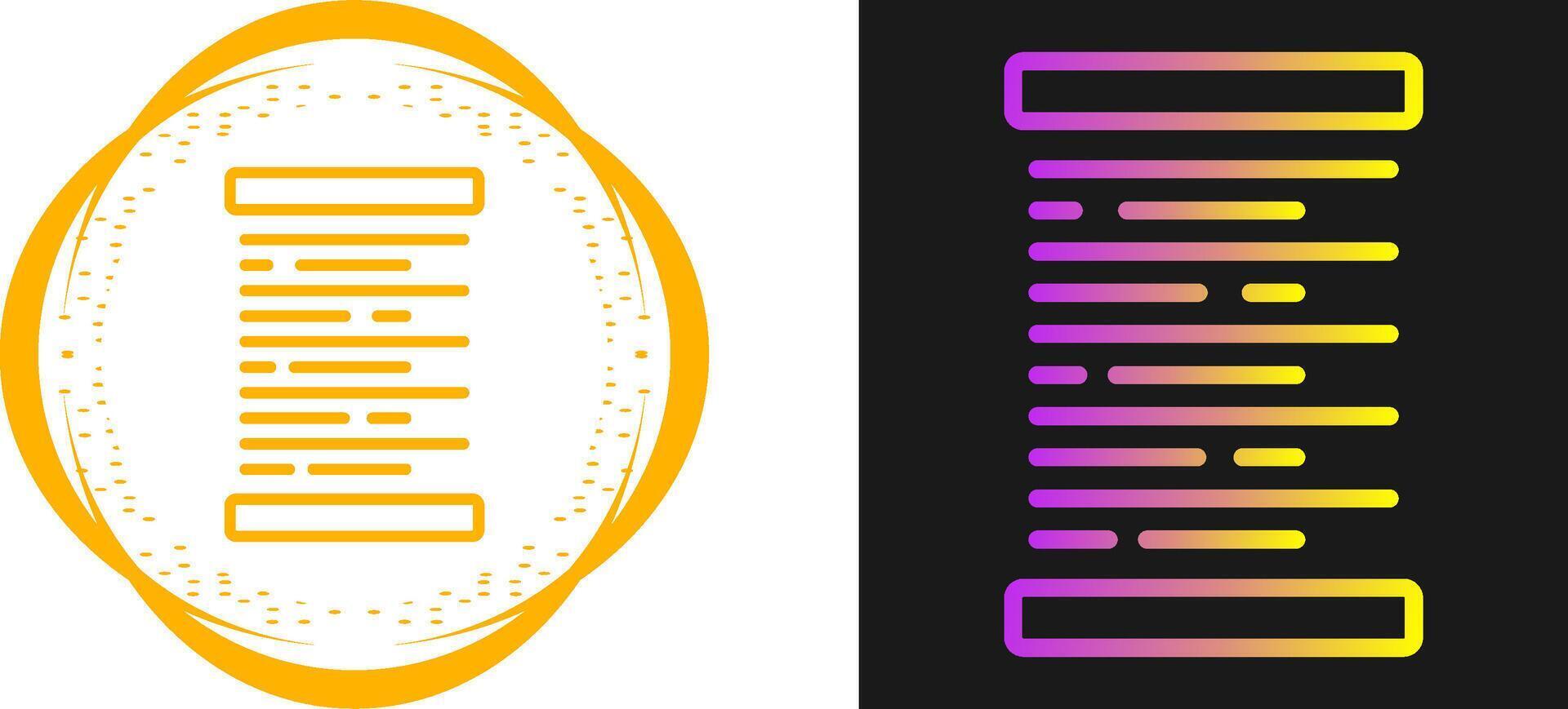 Right Alignment Vector Icon