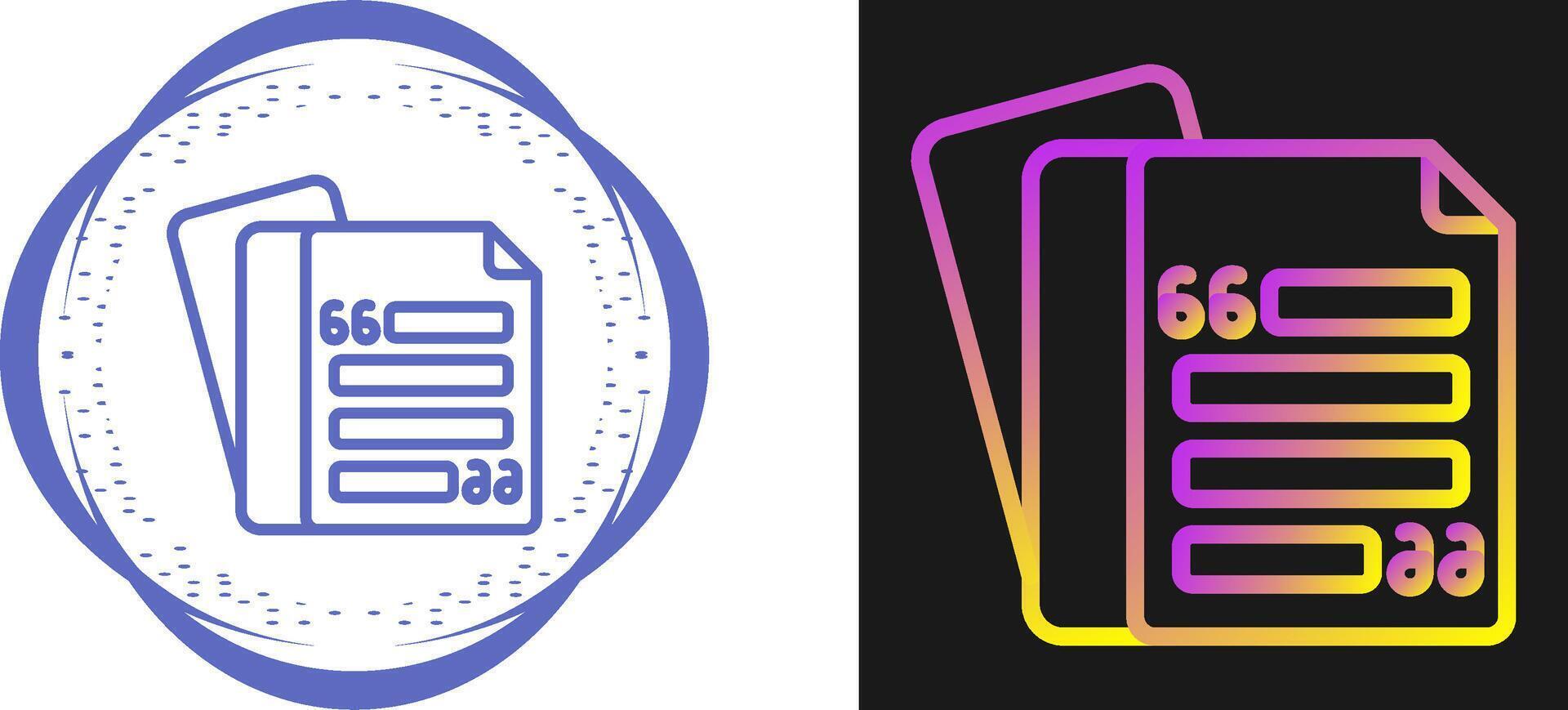 Quote Vector Icon