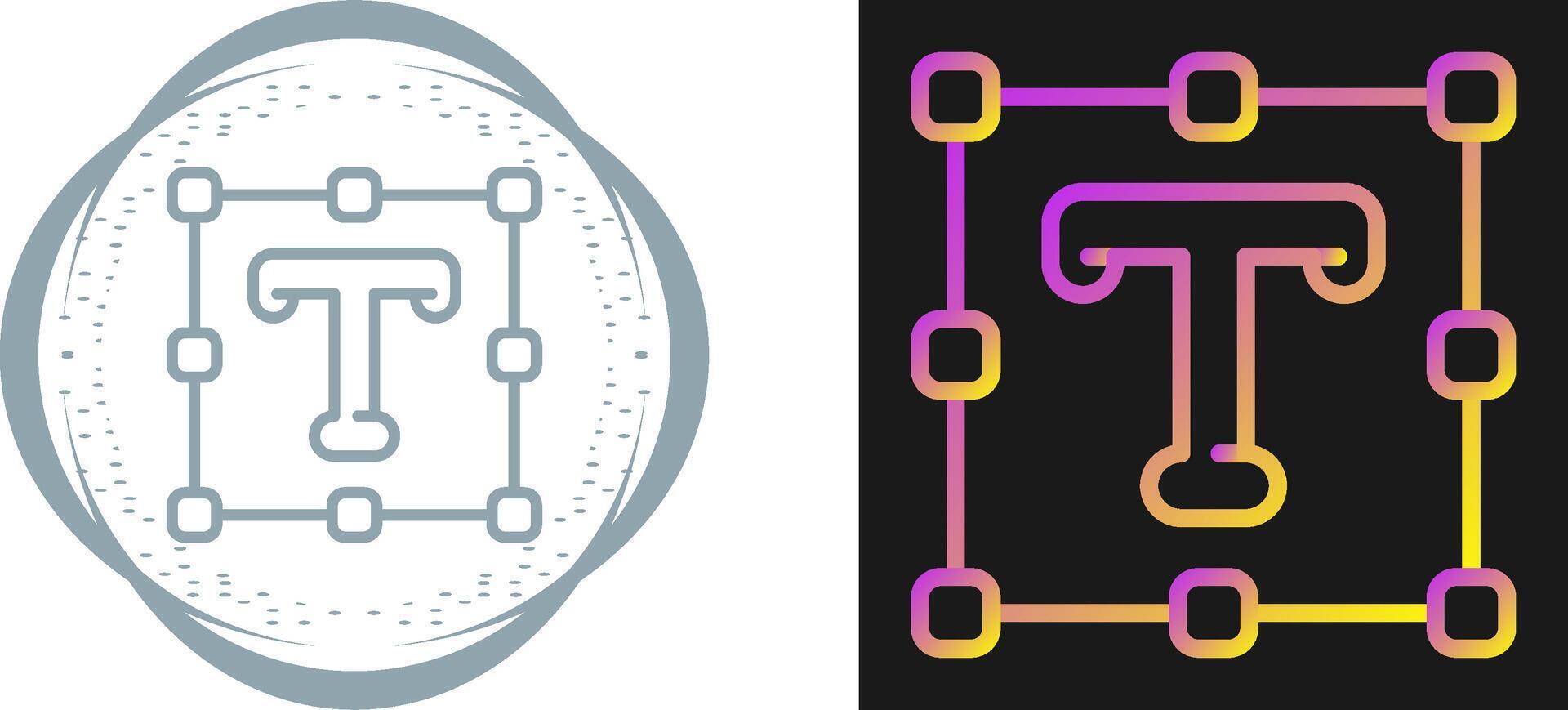Text Tool Vector Icon