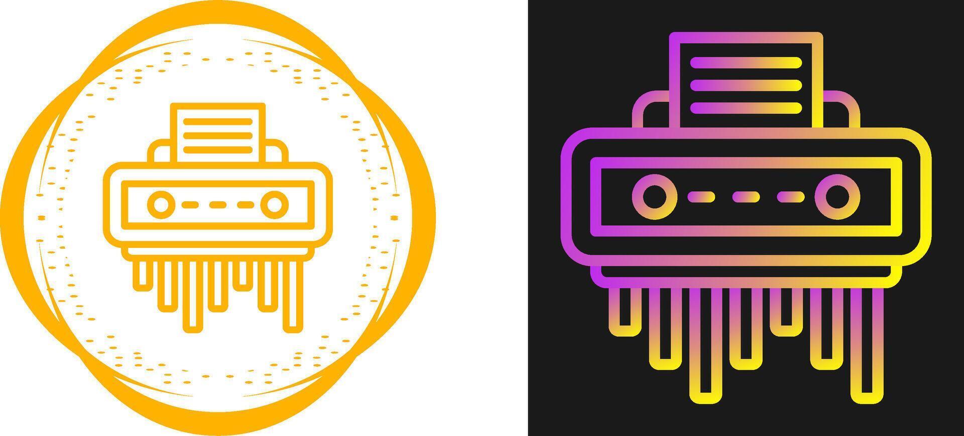 Shredder Vector Icon