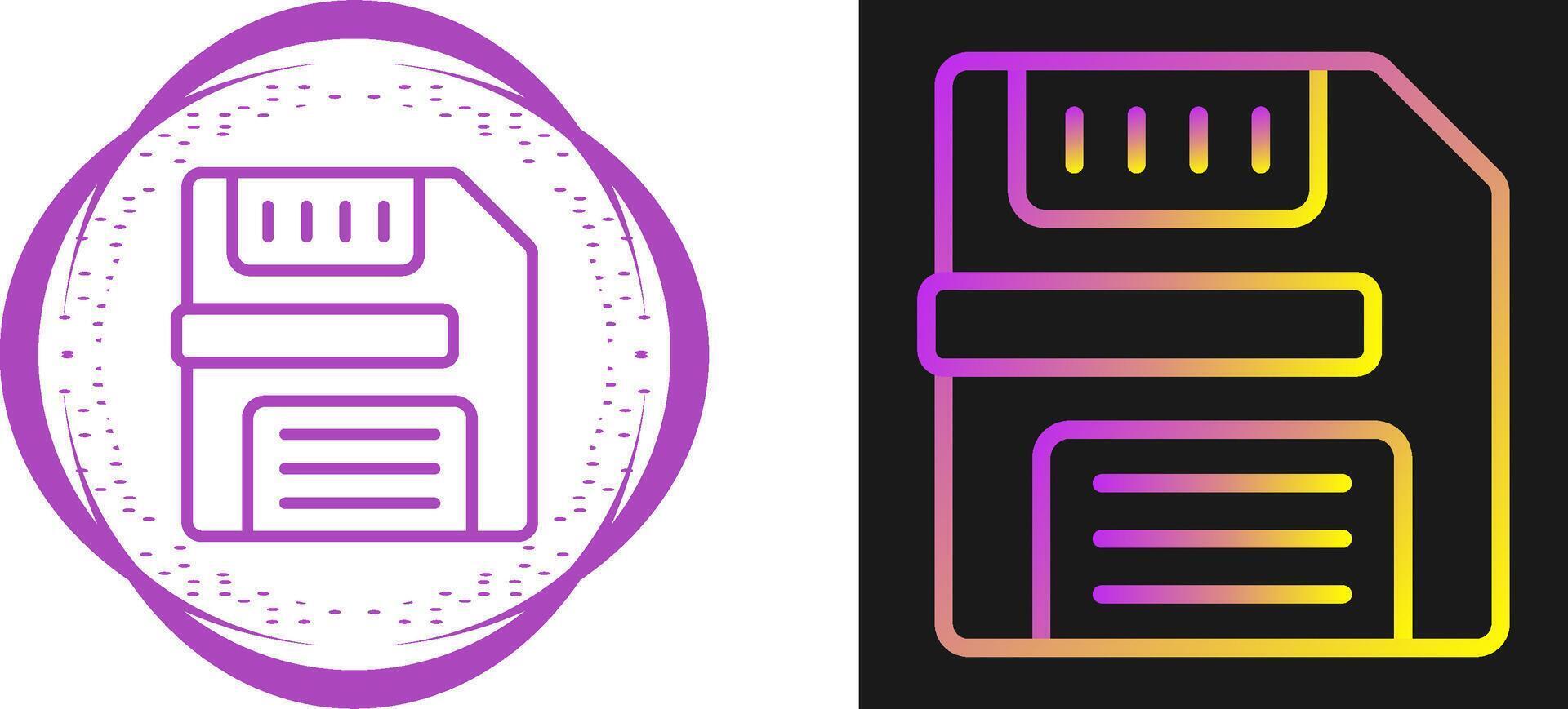 Floppy Disc Vector Icon