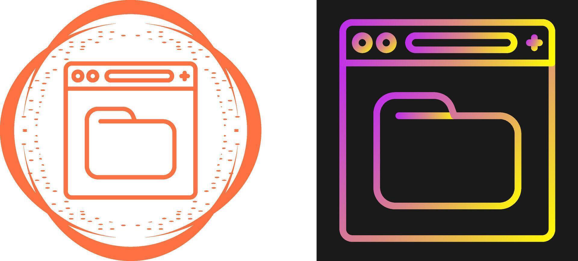 Browser Vector Icon