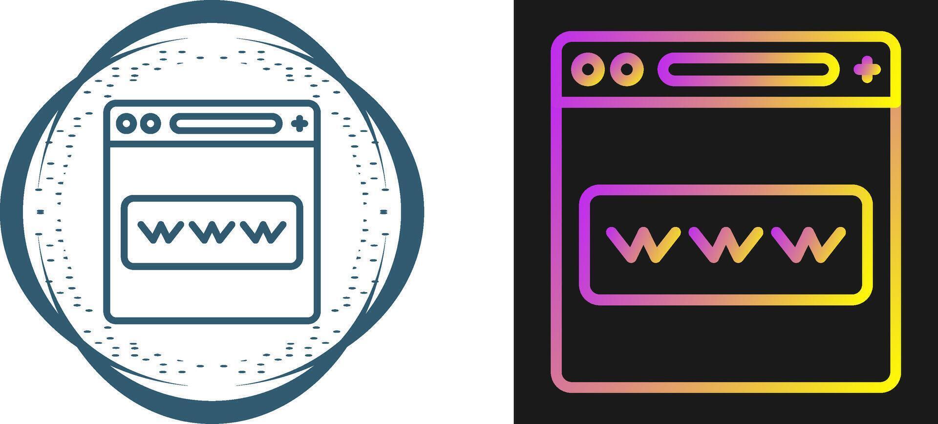 World Wide Web Vector Icon