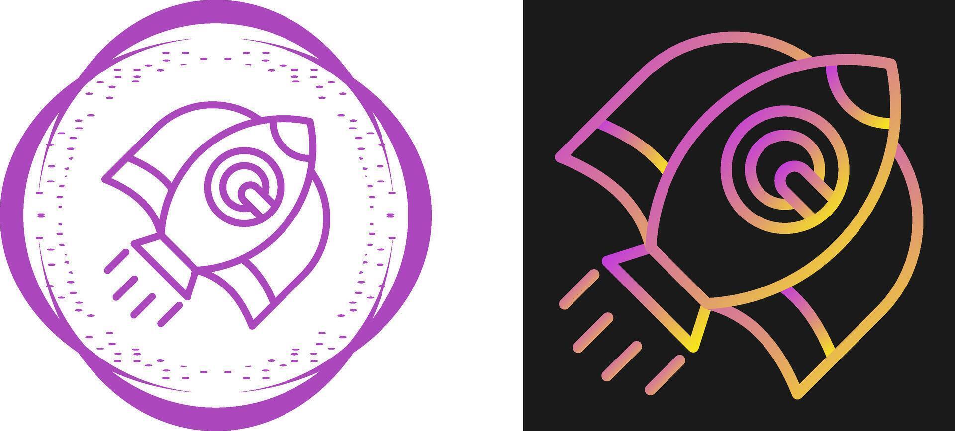 Rocket Ship Vector Icon