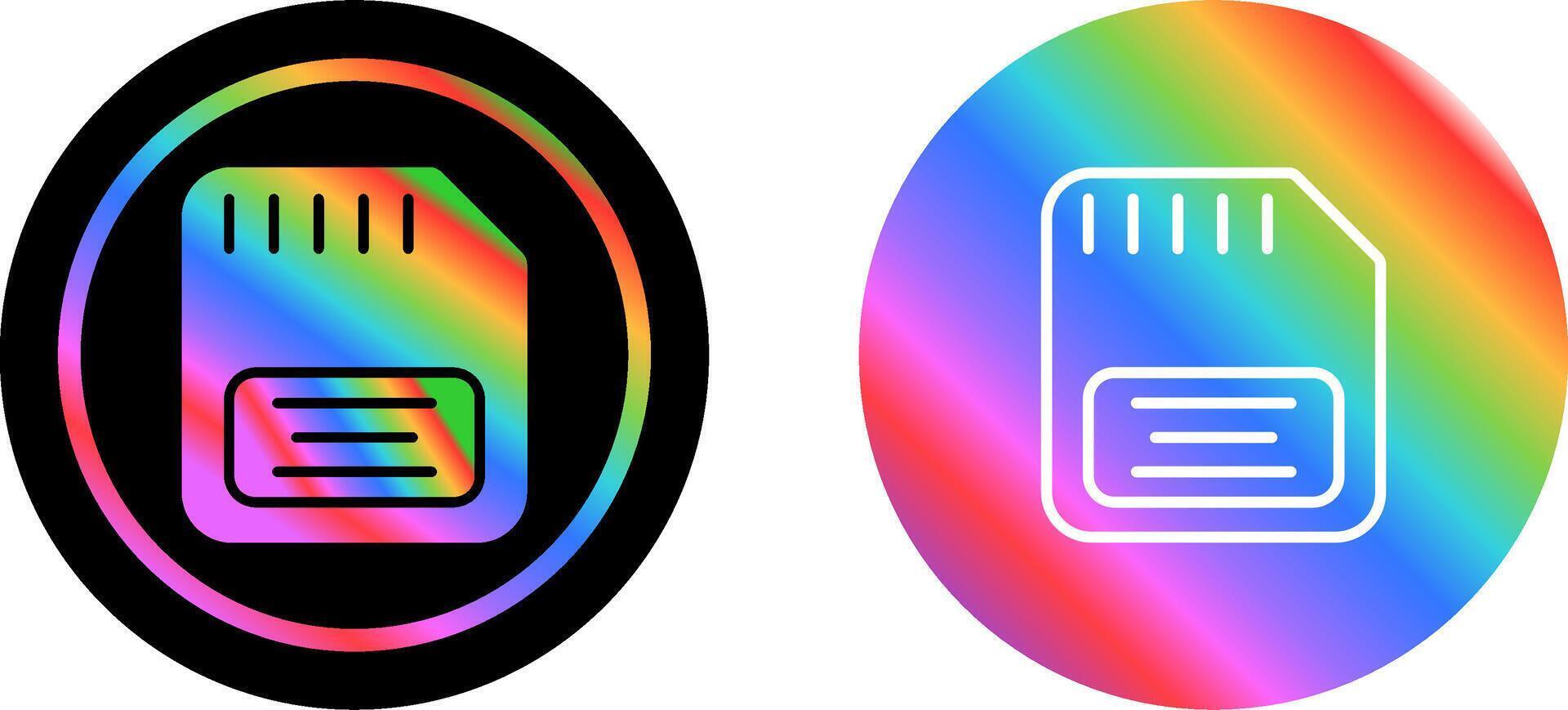 Memory Card Vector Icon