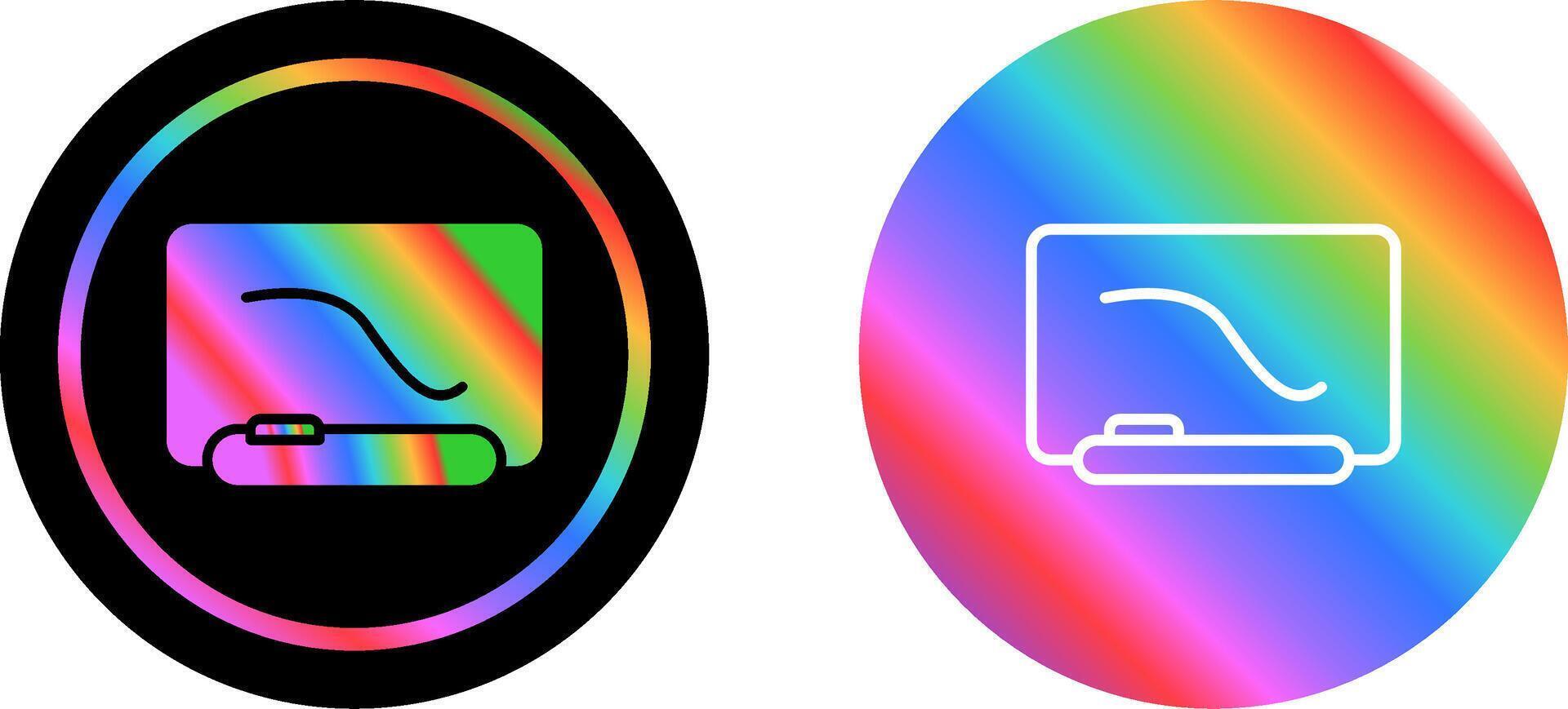 Interactive Whiteboard Vector Icon