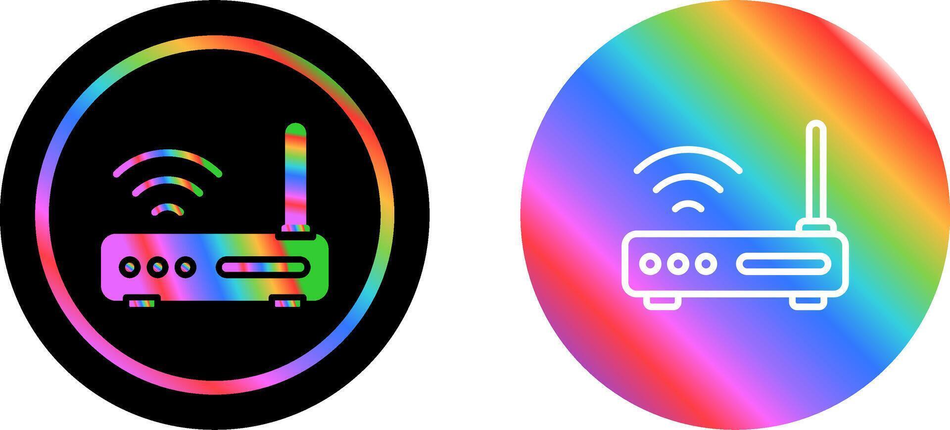 Wi-Fi Router Vector Icon