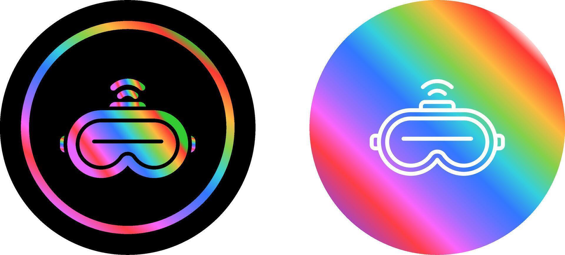 Augmented Reality Headset Vector Icon