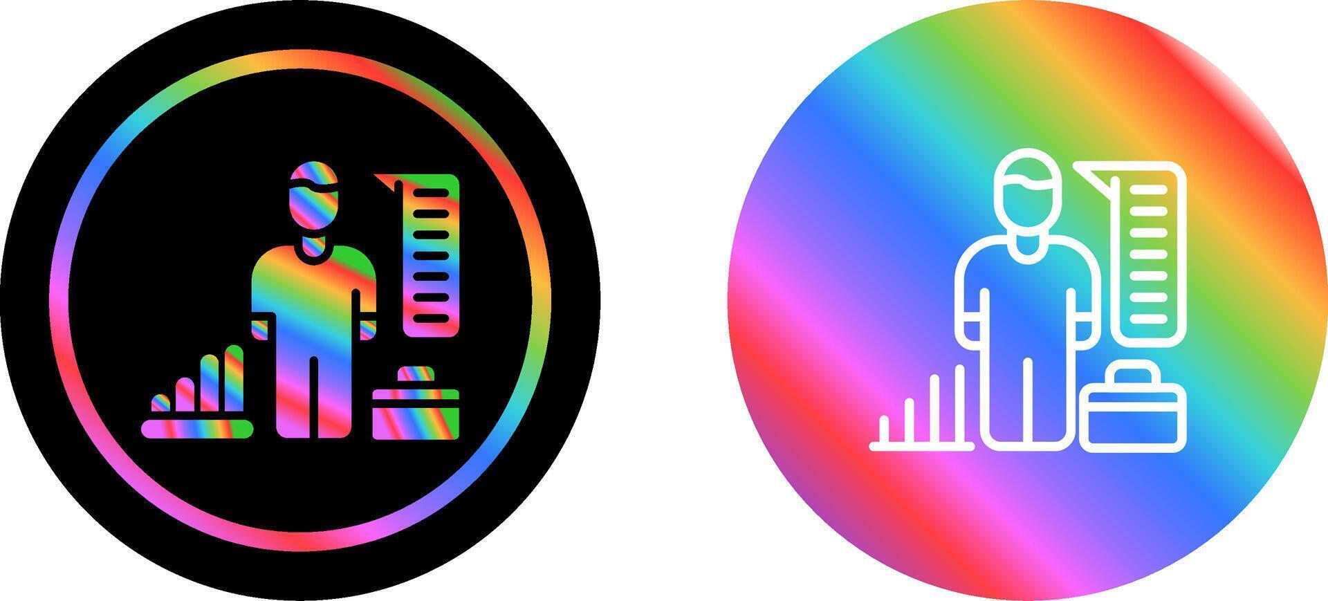 HR Analytics Vector Icon