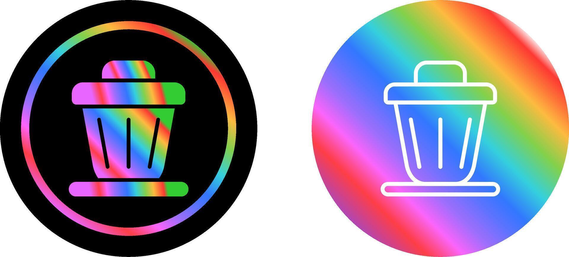 Trash bin Vector Icon