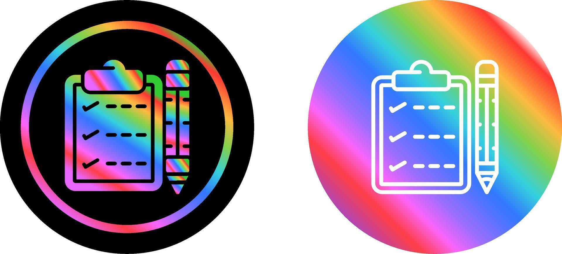 Writing pad Vector Icon