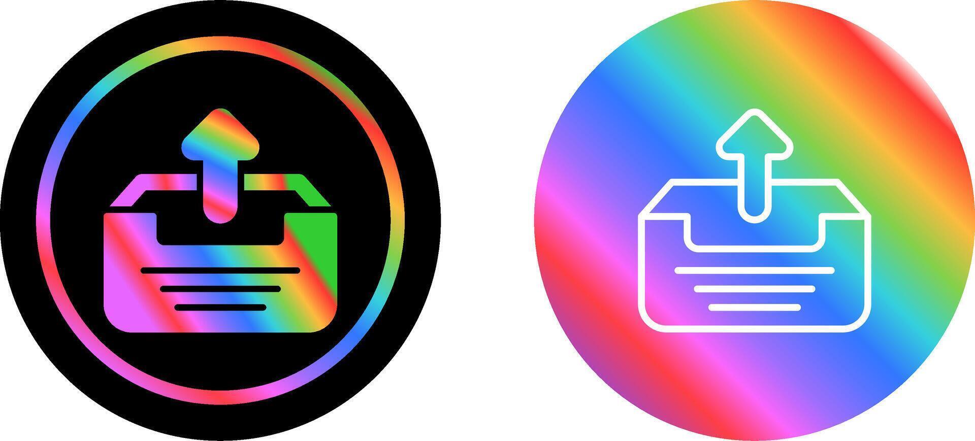 Outbox Vector Icon