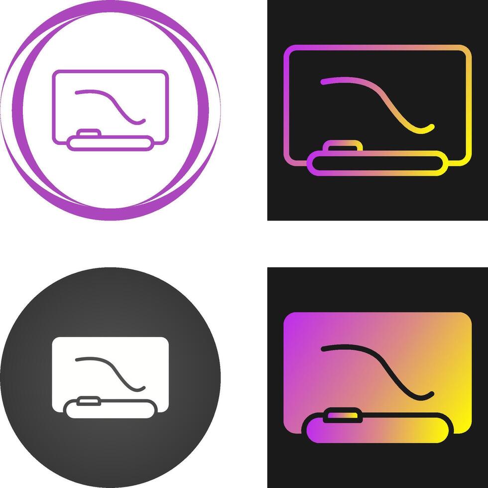 Interactive Whiteboard Vector Icon