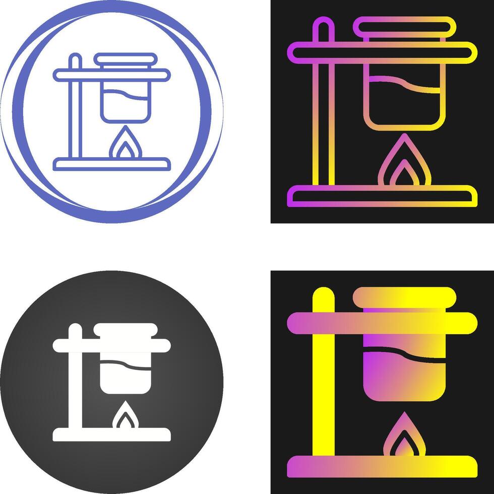 Bunsen Burner Vector Icon