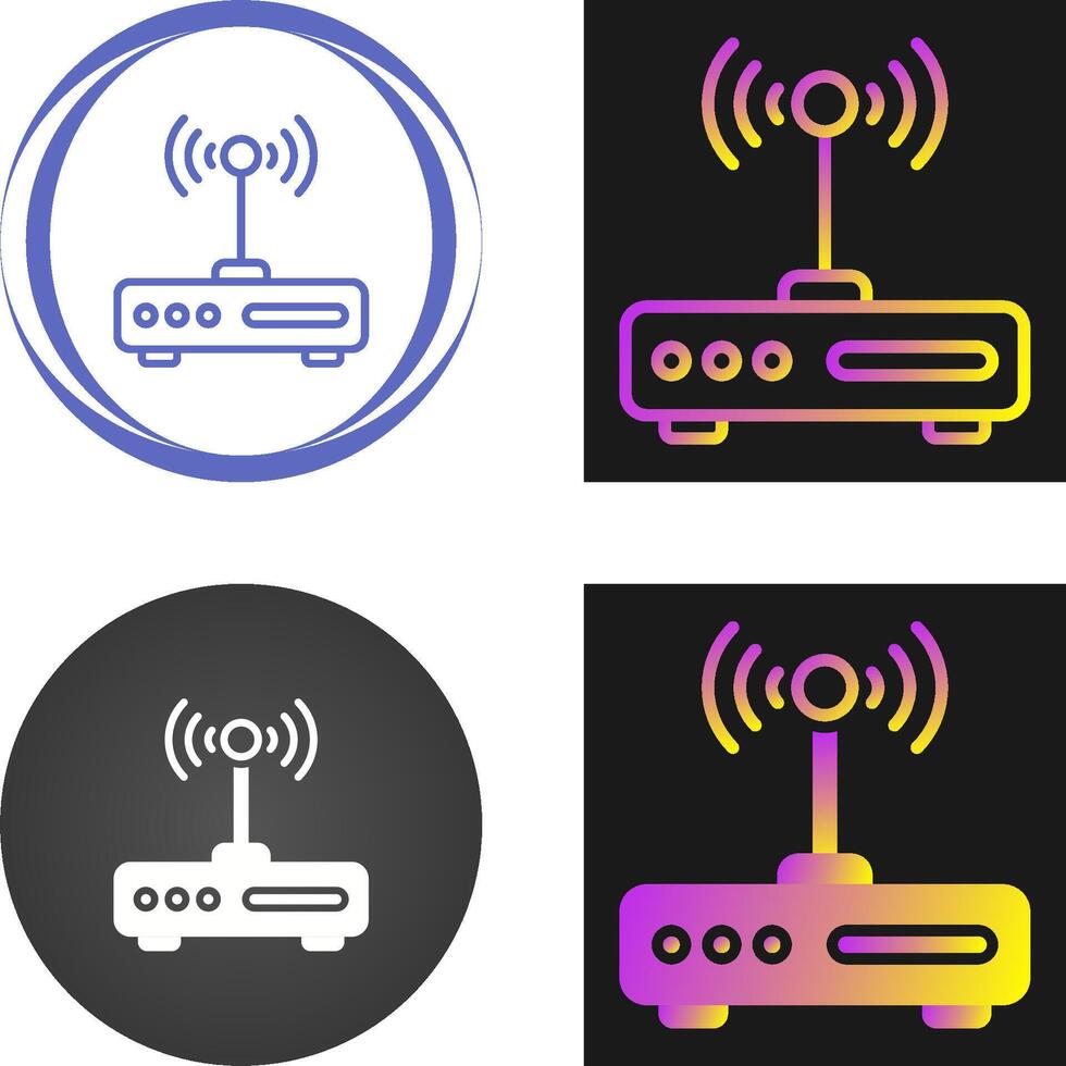 Wifi acceso punto vector icono