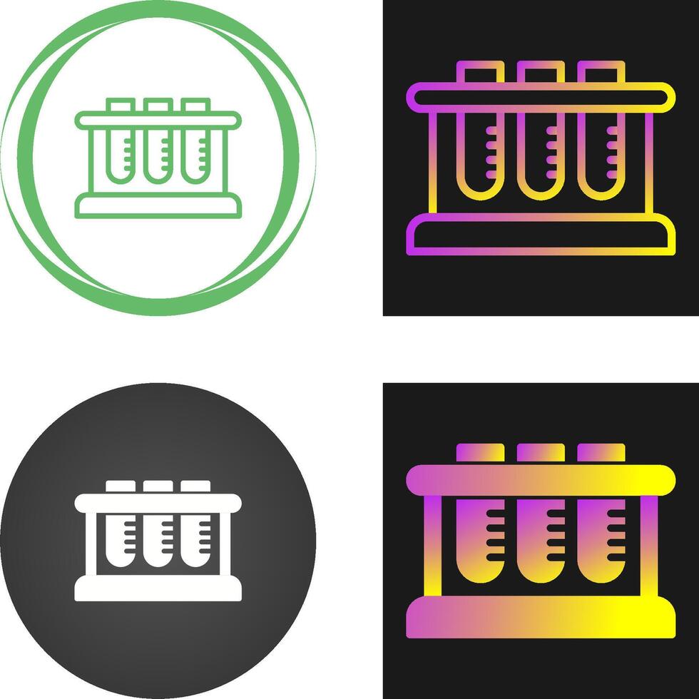 Test Tube Rack Vector Icon