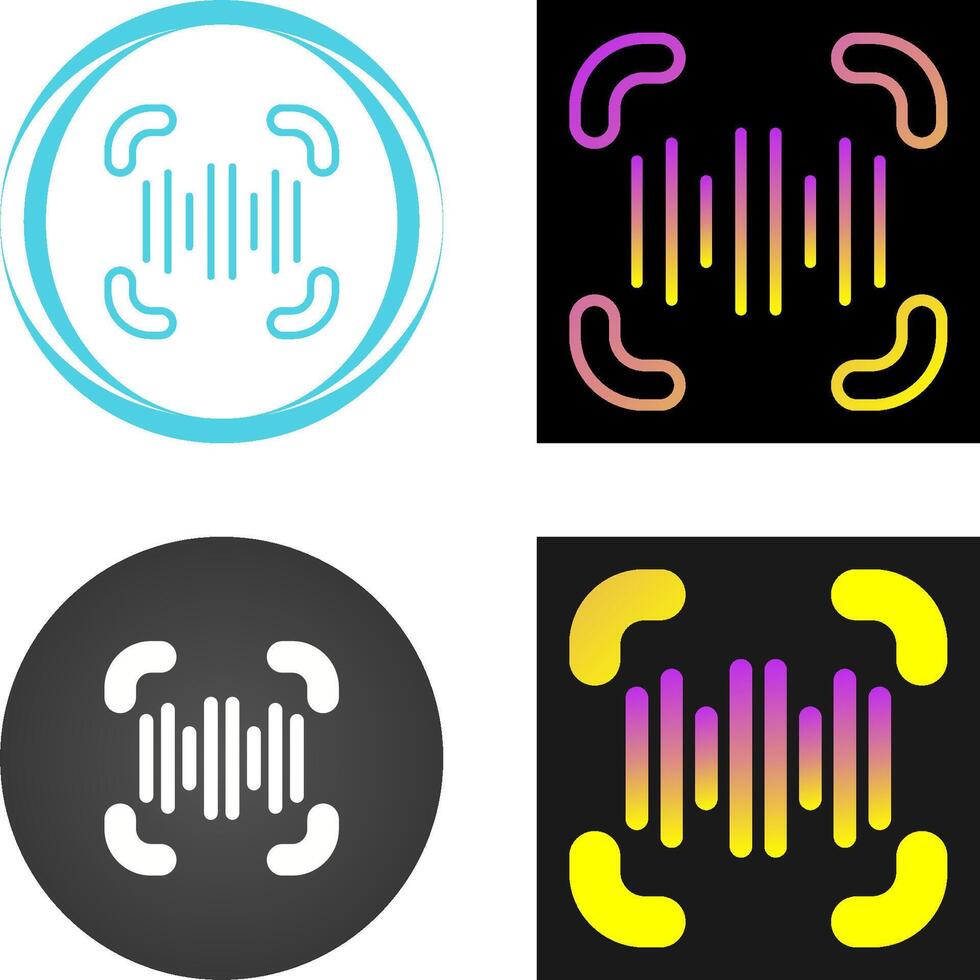 Voice Recognition Vector Icon