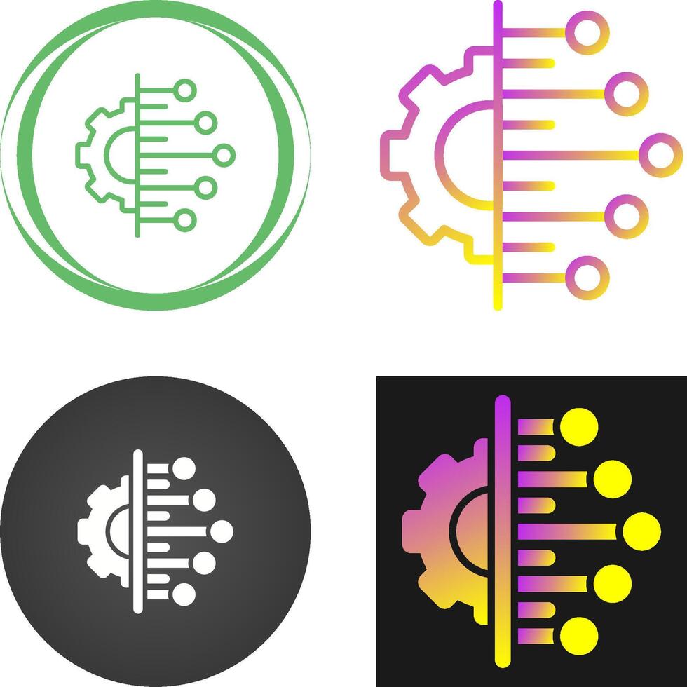 Data Integration Vector Icon