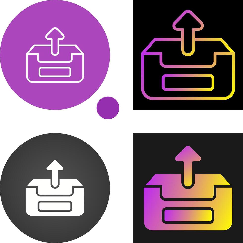 Outbox Vector Icon